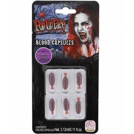 Bloed capsules rood, nepbloed fake blood - Kostuum Party Halloween Cosplay - Zacs Alter Ego